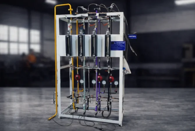 Gas Flow Control Panel